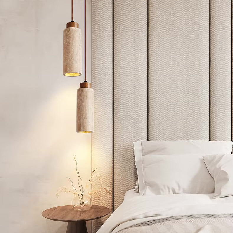 Akari - Travertine Pendant Lamp