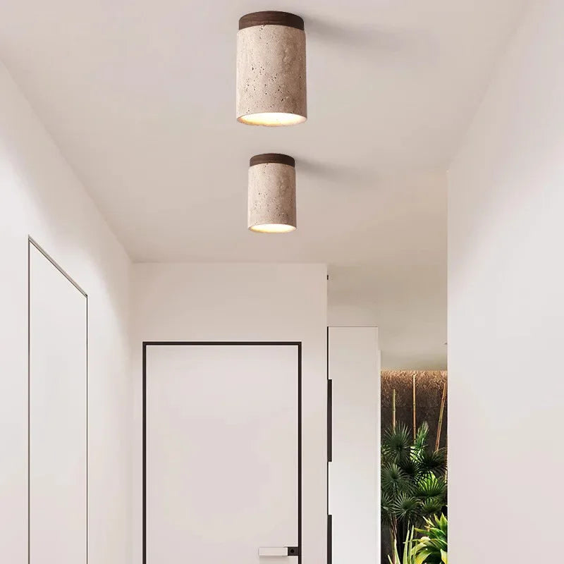 Nozomi - Marble Ceiling Lamp