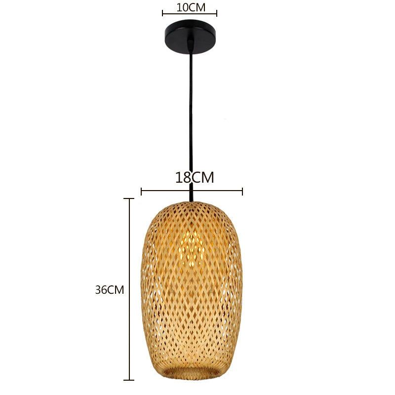Amadea - Fixtures Bamboo Pendant Lamp