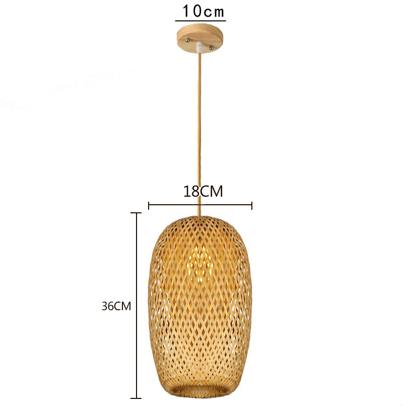 Amadea - Fixtures Bamboo Pendant Lamp