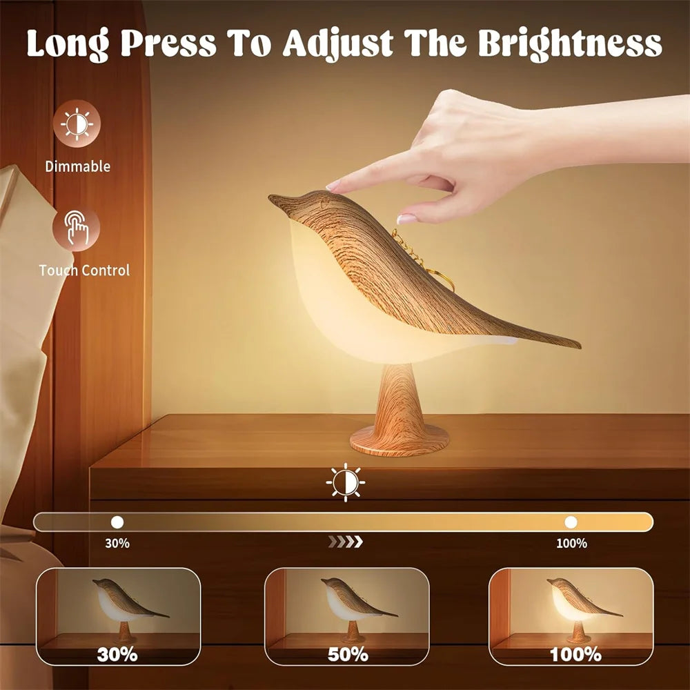 Adelina- Touch-Control Bird Lamp