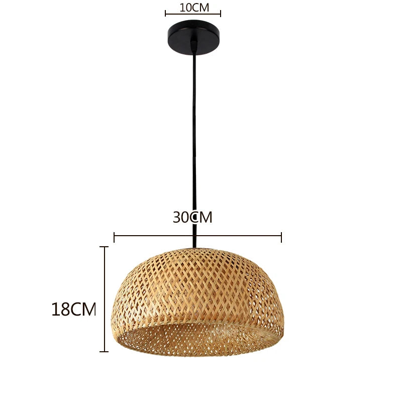 Amadea - Fixtures Bamboo Pendant Lamp