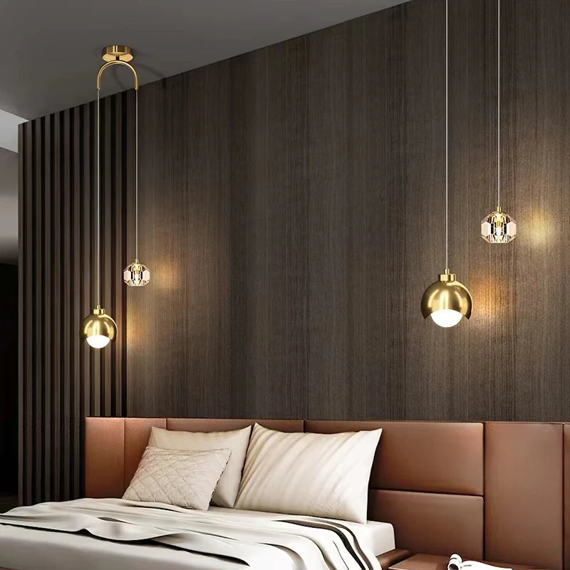 Vespera - Modern Simple Crystal Pendant Light