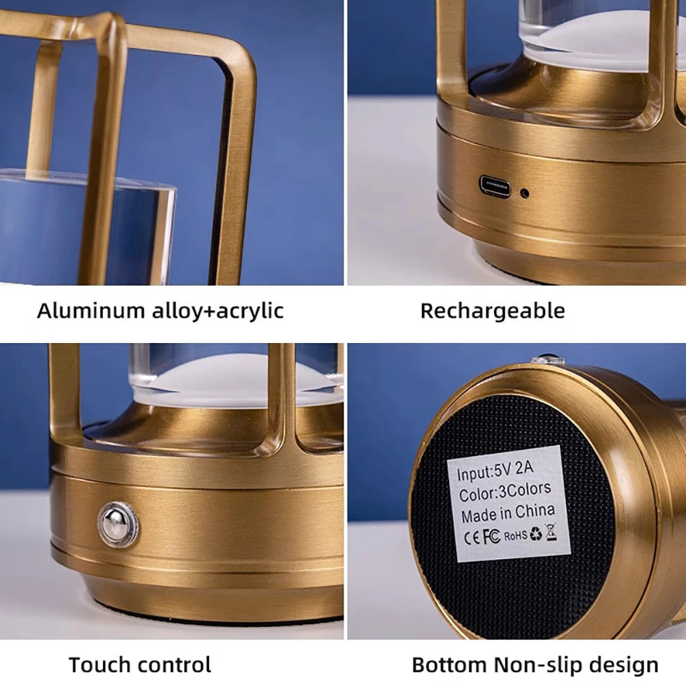 Alessandra - Rechargeable Touch Dimming Desk Lamp