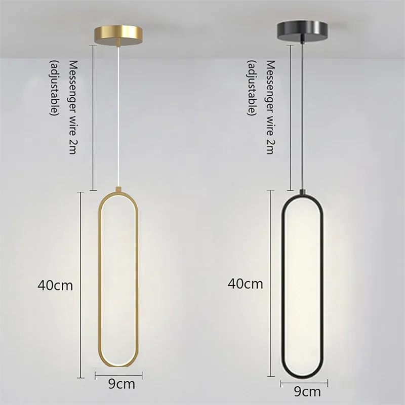 Alodia - Modern Minimalist LED Pendant Light