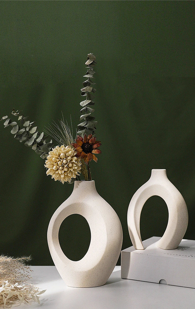 Selene - Modern Ceramic Vase Set