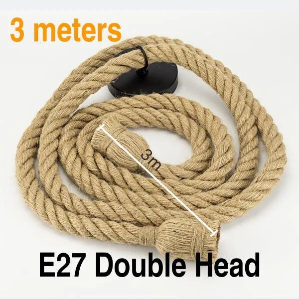 Verena - Hemp Rope Pendant Lights