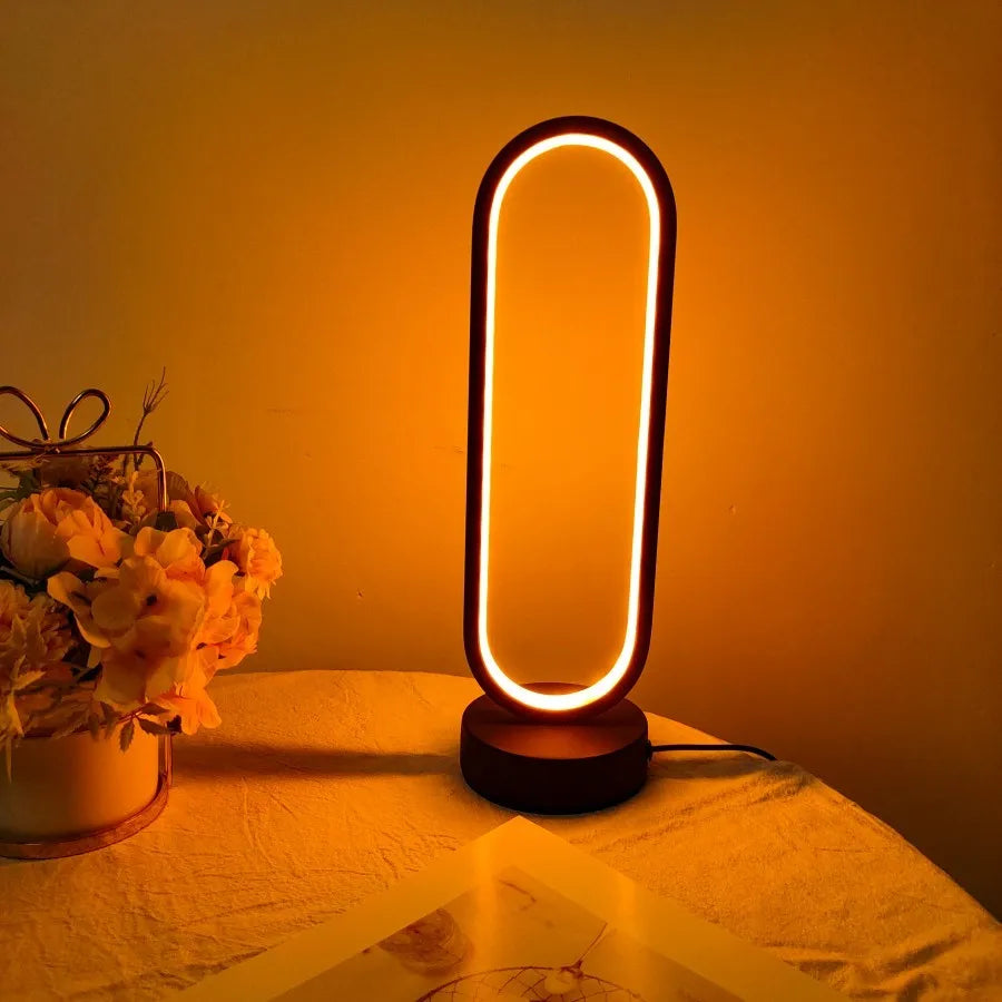 Oval LED Table Lamp