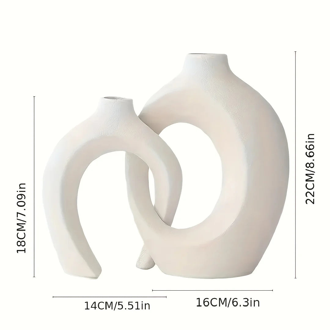 Selene - Modern Ceramic Vase Set