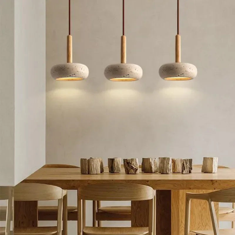 Colette - Travertine Pendant Lamp