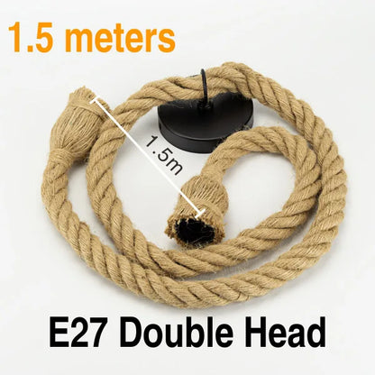 Verena - Hemp Rope Pendant Lights