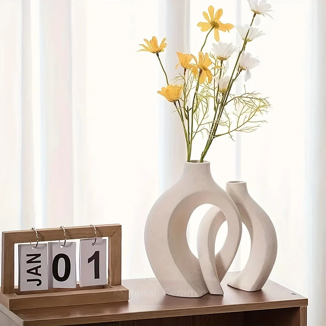 Selene - Modern Ceramic Vase Set