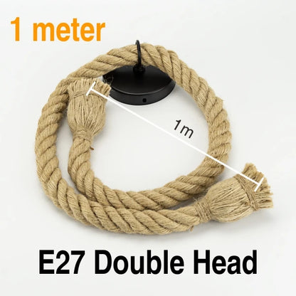 Verena - Hemp Rope Pendant Lights